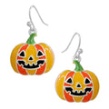 Jack-O-Lantern Halloween Hook Earrings - Adult & Kids T-Shirts, Sweatshirts & Hoodies apparel design preview 1