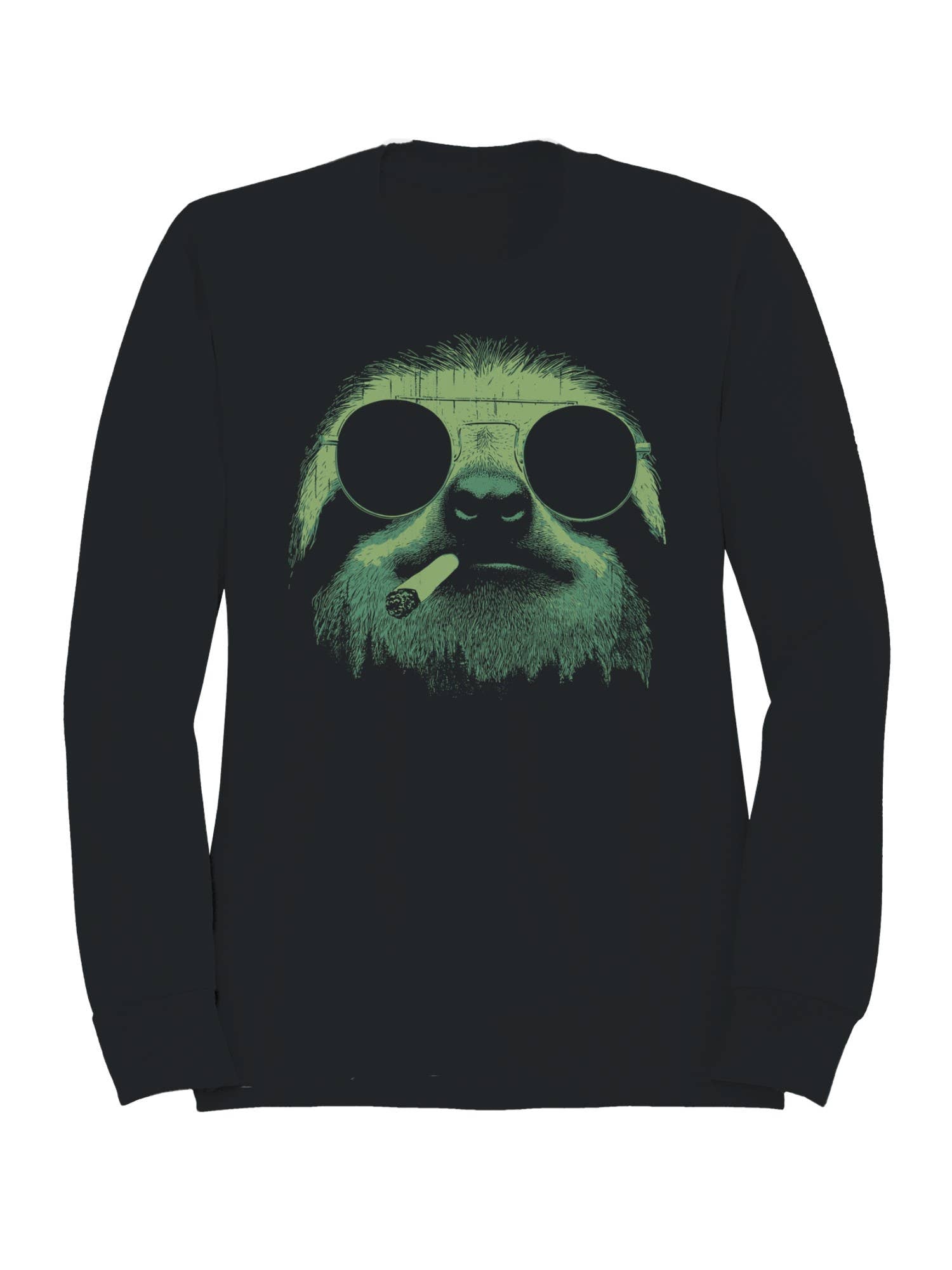 Cool Sloth in Shades Design Men's - Adult & Kids T-Shirts, Sweatshirts & Hoodies apparel design preview 1