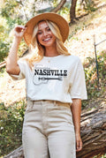 Nashville Tennessee Music City Mineral Washed Graphic - Adult & Kids T-Shirts, Sweatshirts & Hoodies apparel design preview 1