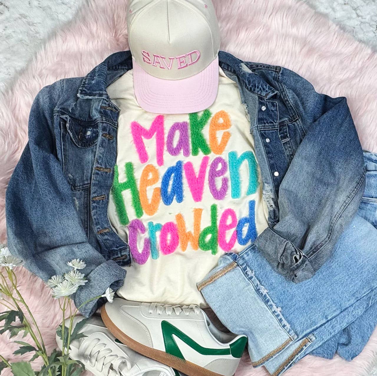 Make Heaven Crowded Fluffy - Adult & Kids T-Shirts, Sweatshirts & Hoodies apparel design preview 1