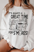 It's Always A Great Time For S'mores Brushed - Adult & Kids T-Shirts, Sweatshirts & Hoodies apparel design preview 1