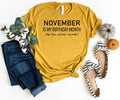 November My Birthday Month - Adult & Kids T-Shirts, Sweatshirts & Hoodies apparel design preview 1