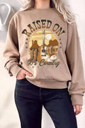 Country Music Guitar Graphix Terry - Adult & Kids T-Shirts, Sweatshirts & Hoodies apparel design preview 1