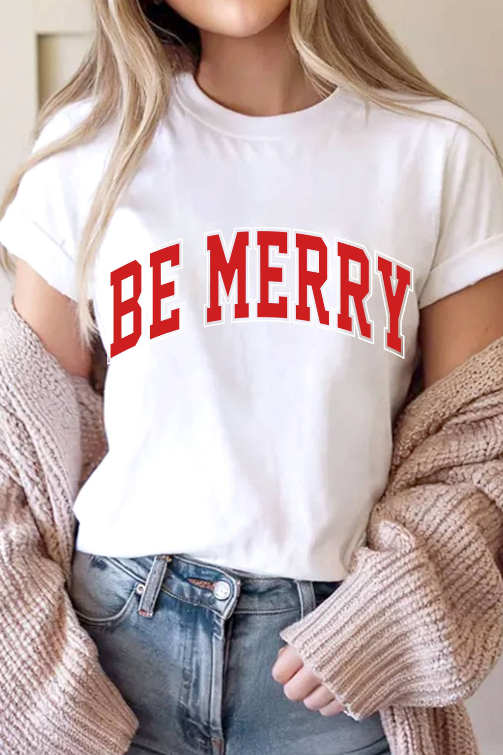 Be Merry Christmas Graphic - Adult & Kids T-Shirts, Sweatshirts & Hoodies apparel design preview 1