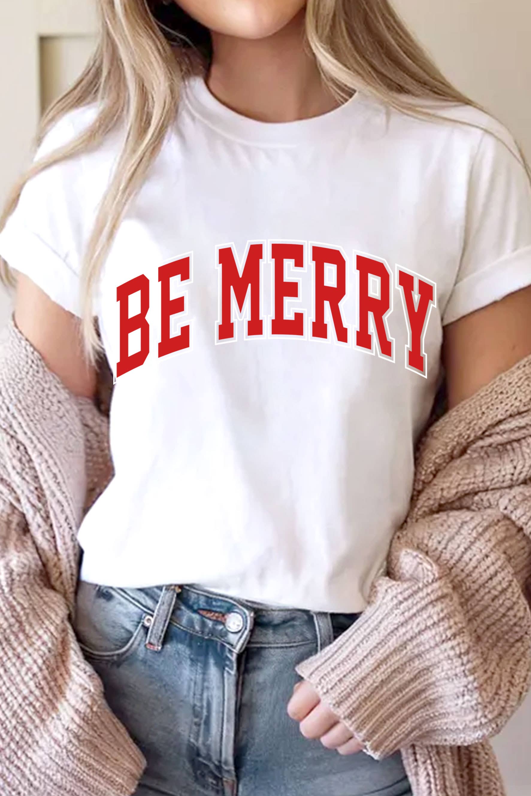 Be Merry Christmas Graphic - Adult & Kids T-Shirts, Sweatshirts & Hoodies apparel design preview 1