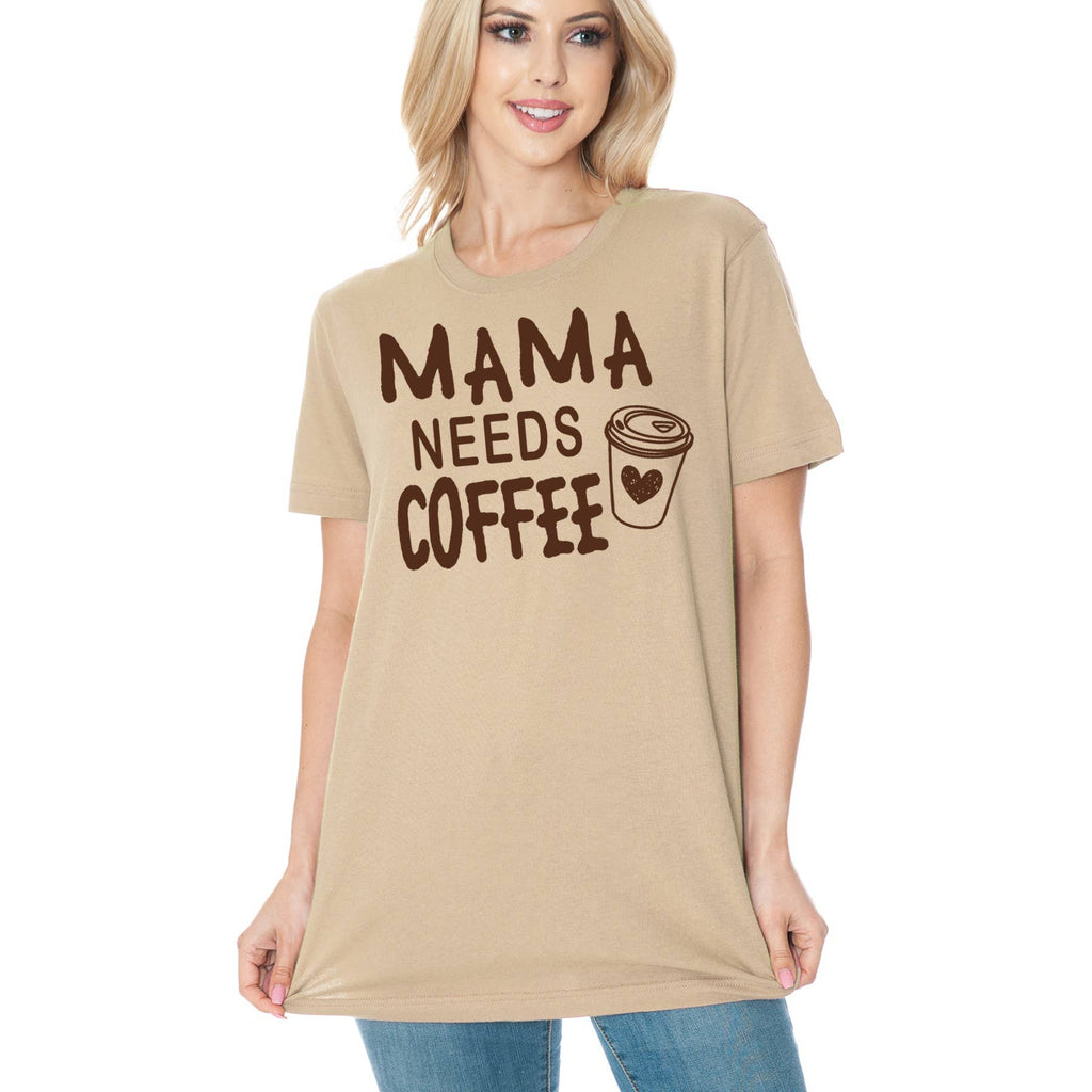 Mama Needs Coffee - Adult & Kids T-Shirts, Sweatshirts & Hoodies apparel design preview 1