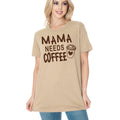 Mama Needs Coffee - Adult & Kids T-Shirts, Sweatshirts & Hoodies apparel design preview 1