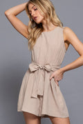 `.Sleeveless Knotted Linen Effect Romper - Adult & Kids T-Shirts, Sweatshirts & Hoodies apparel design preview 1