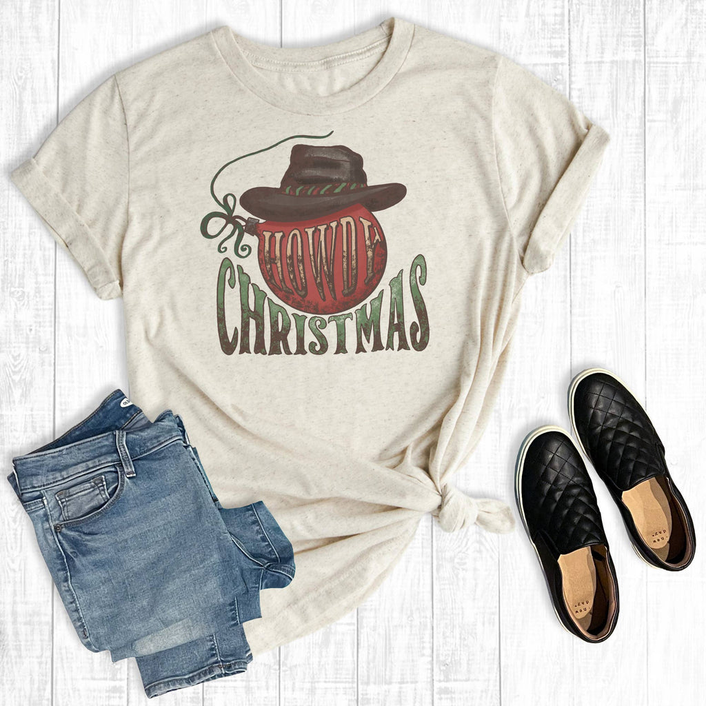 Howdy Christmas Ornament - Adult & Kids T-Shirts, Sweatshirts & Hoodies apparel design preview 1