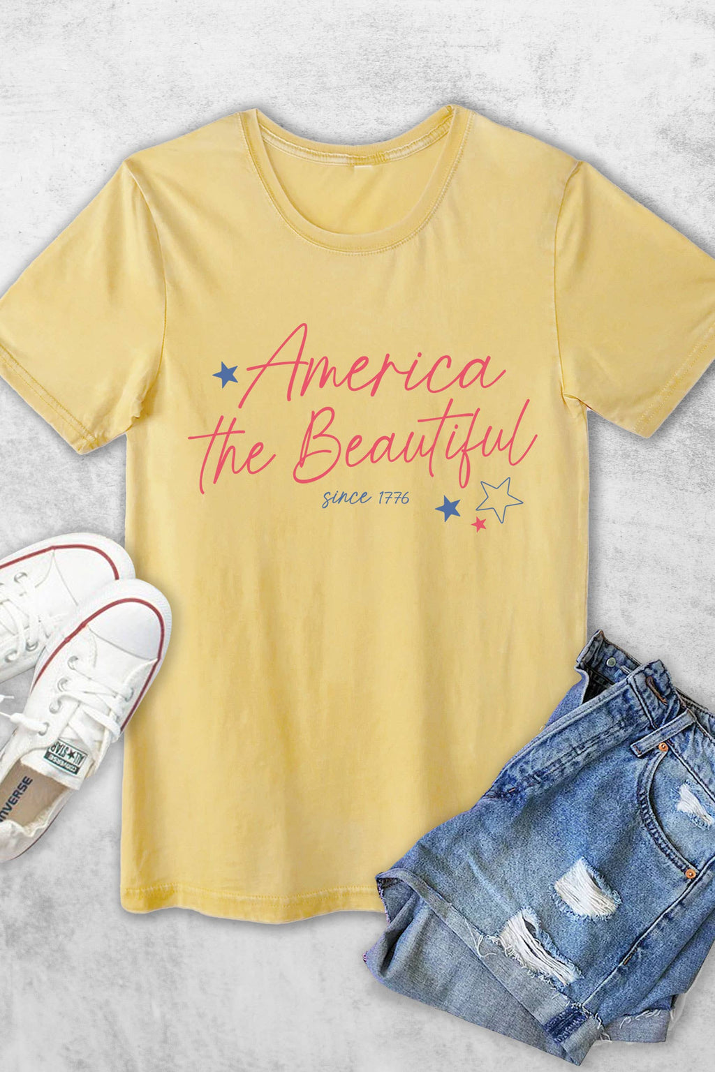 America the Beutiful Stars Women's Vintage Graphic - Adult & Kids T-Shirts, Sweatshirts & Hoodies apparel design preview 1
