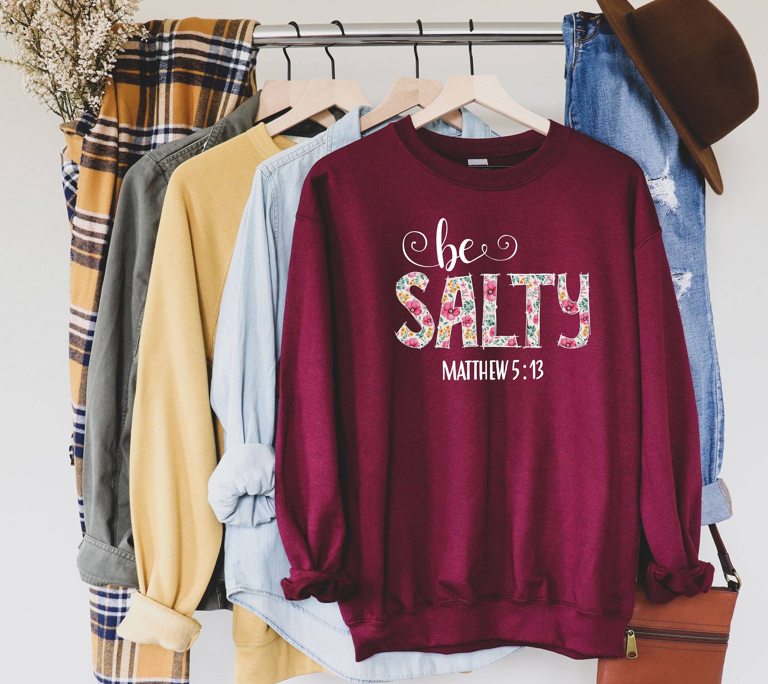 Be Salty Matthew 5:13 Wh - Adult & Kids T-Shirts, Sweatshirts & Hoodies apparel design preview 1