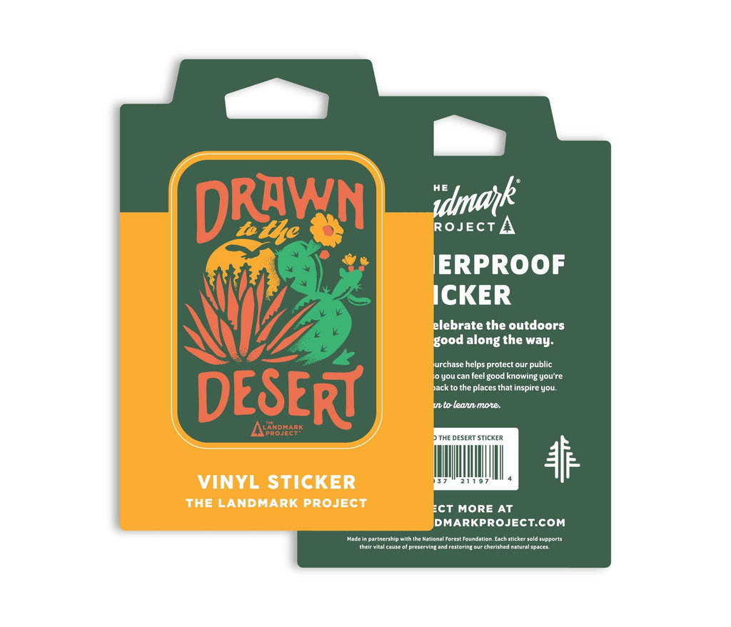 Drawn To the Desert Sticker - Adult & Kids T-Shirts, Sweatshirts & Hoodies apparel design preview 1