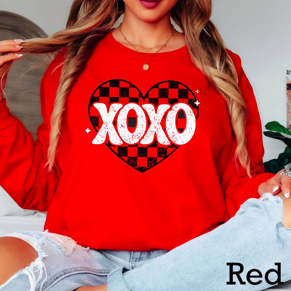 Xoxo Valentine'S Day Gildan - Adult & Kids T-Shirts, Sweatshirts & Hoodies apparel design preview 1