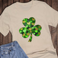 St. Patrick Heart Shamrock Faux Paint Graphic - Adult & Kids T-Shirts, Sweatshirts & Hoodies apparel design preview 1