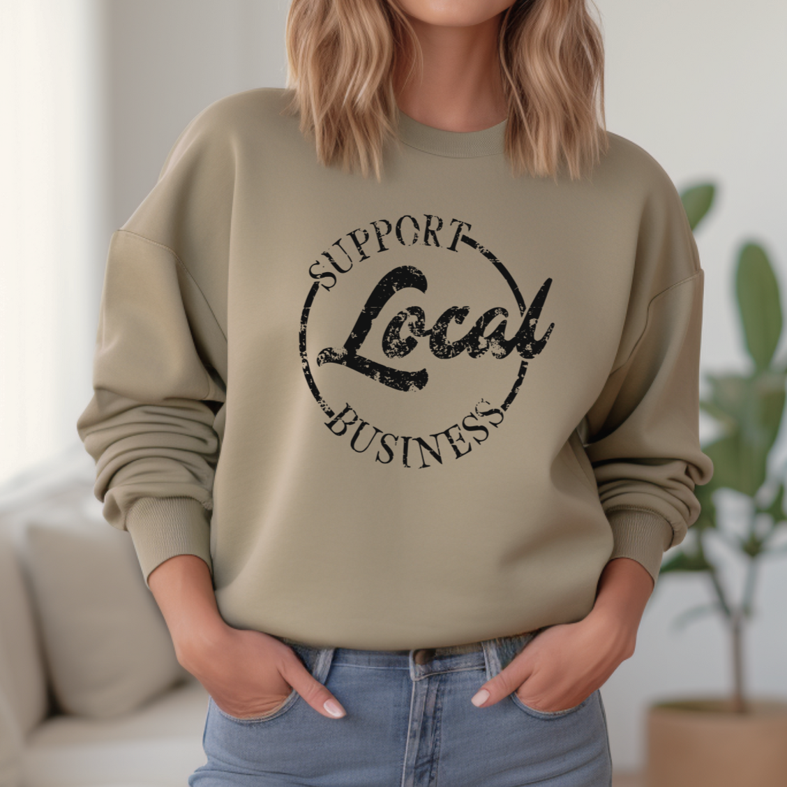 Support Local Business - Adult & Kids T-Shirts, Sweatshirts & Hoodies apparel design preview 1