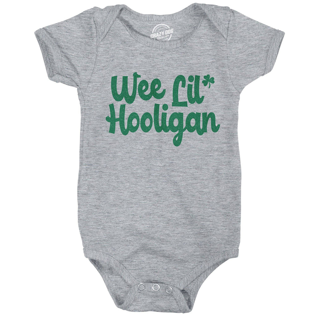 Wee Lil Hooligan Baby Bodysuit - Adult & Kids T-Shirts, Sweatshirts & Hoodies apparel design preview 1