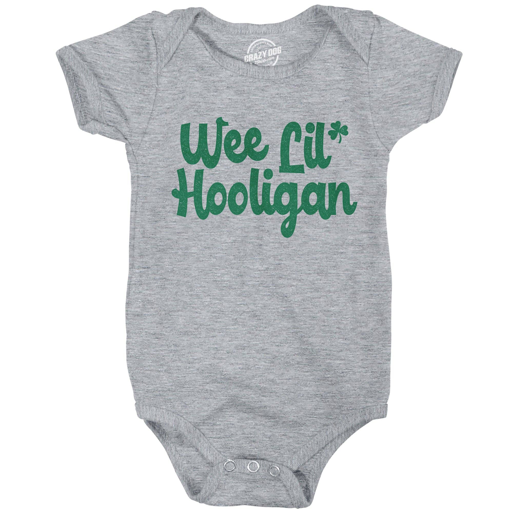 Wee Lil Hooligan Baby Bodysuit - Adult & Kids T-Shirts, Sweatshirts & Hoodies apparel design preview 1
