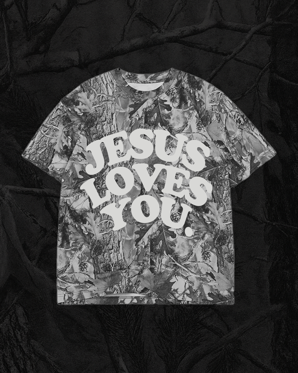 Lmtd Heavyweight "Midnight Oak" Camo Oversized - Adult & Kids T-Shirts, Sweatshirts & Hoodies apparel design preview 1