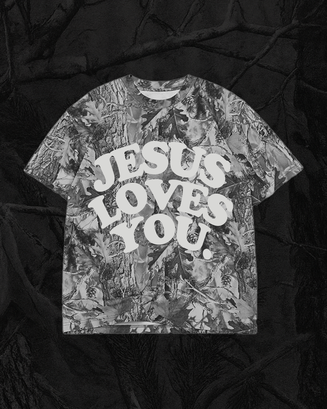 Lmtd Heavyweight "Midnight Oak" Camo Oversized - Adult & Kids T-Shirts, Sweatshirts & Hoodies apparel design preview 1