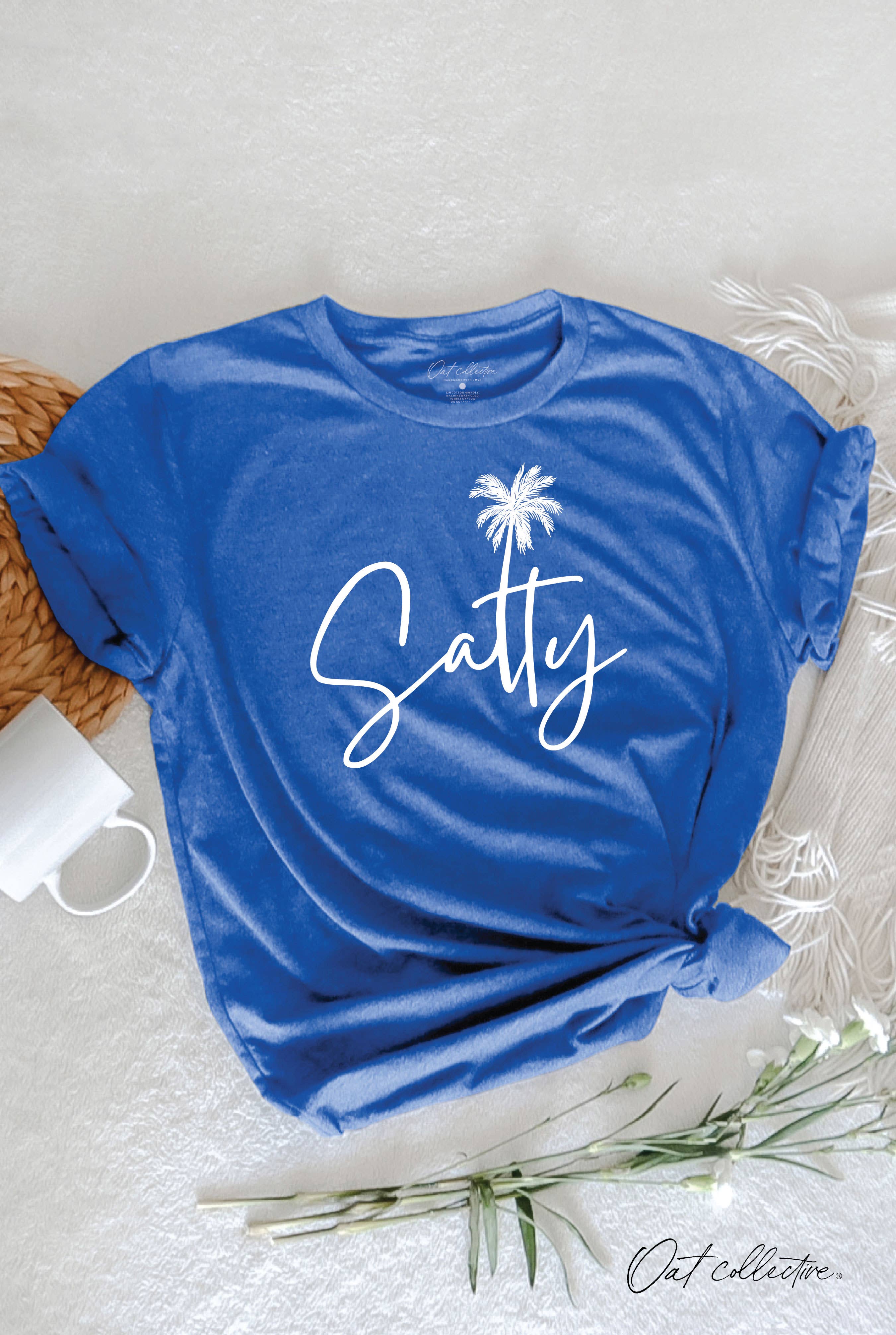 Salty Graphic Hand Screen Printed - Adult & Kids T-Shirts, Sweatshirts & Hoodies apparel design preview 1