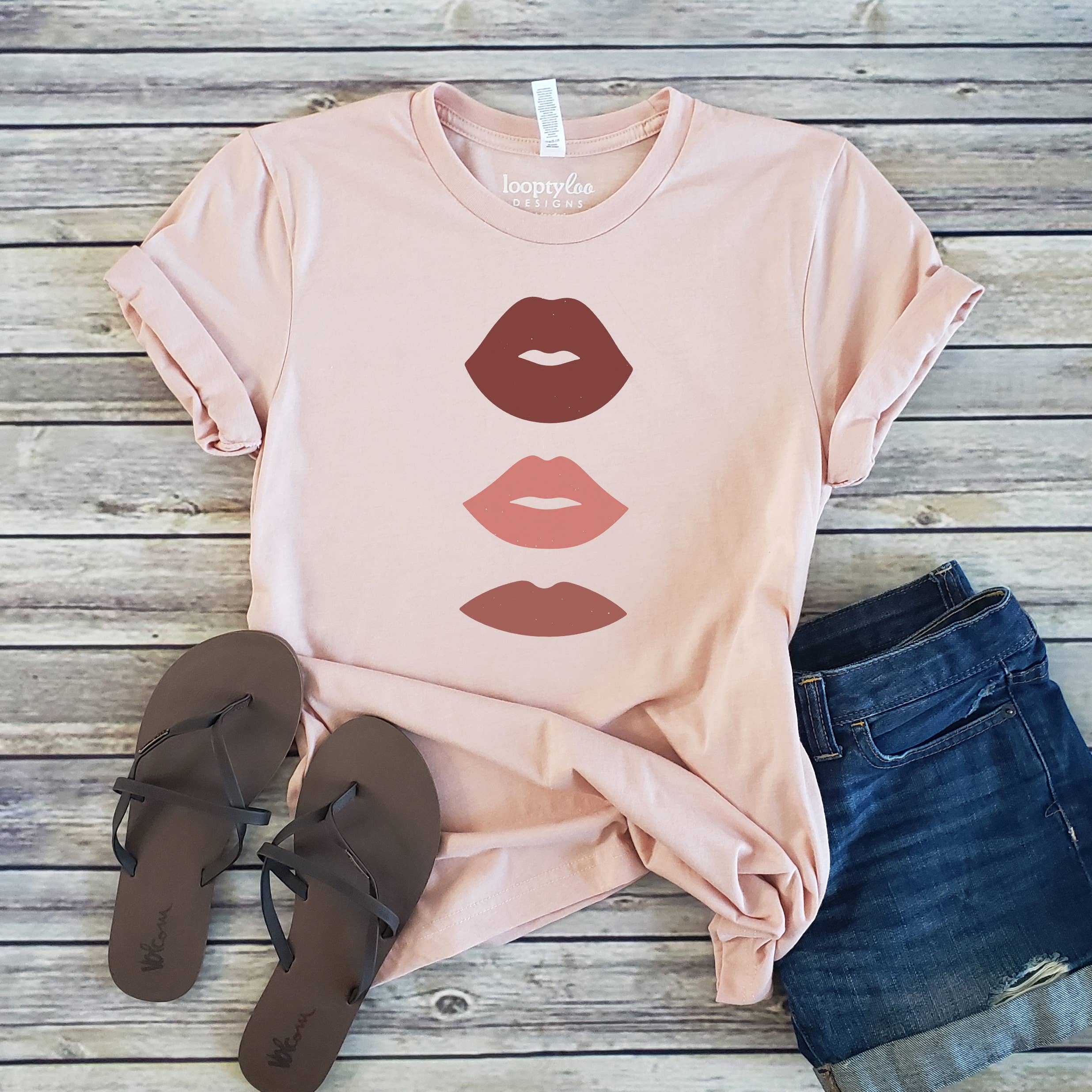 Lips Valentine's Day Sizes XS-2XL - Adult & Kids T-Shirts, Sweatshirts & Hoodies apparel design preview 1