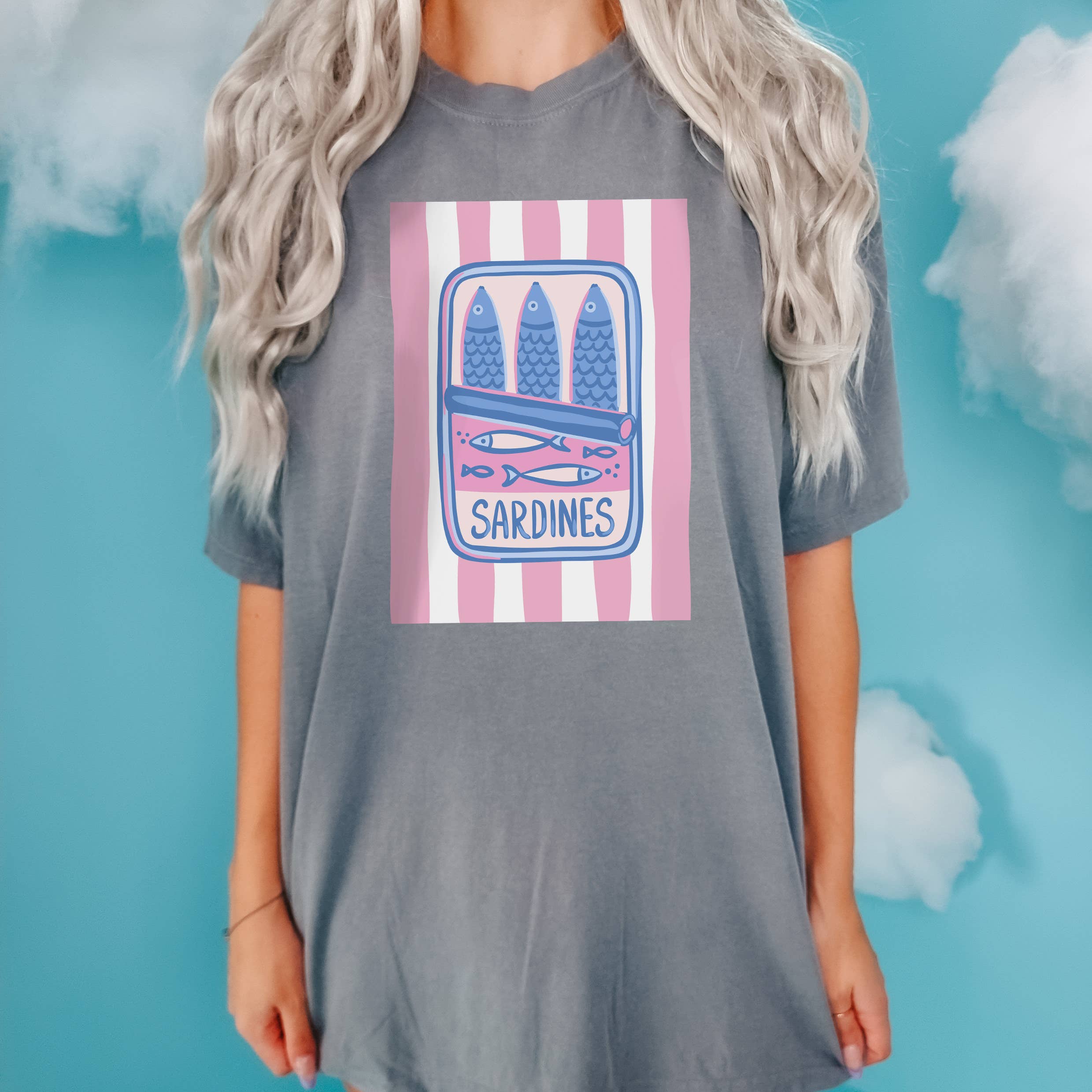 Sardines Seafood Fish - Adult & Kids T-Shirts, Sweatshirts & Hoodies apparel design preview 1