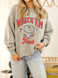 Texas Tech Patches 25 Ash Gray Thrifted - Adult & Kids T-Shirts, Sweatshirts & Hoodies apparel design preview 1