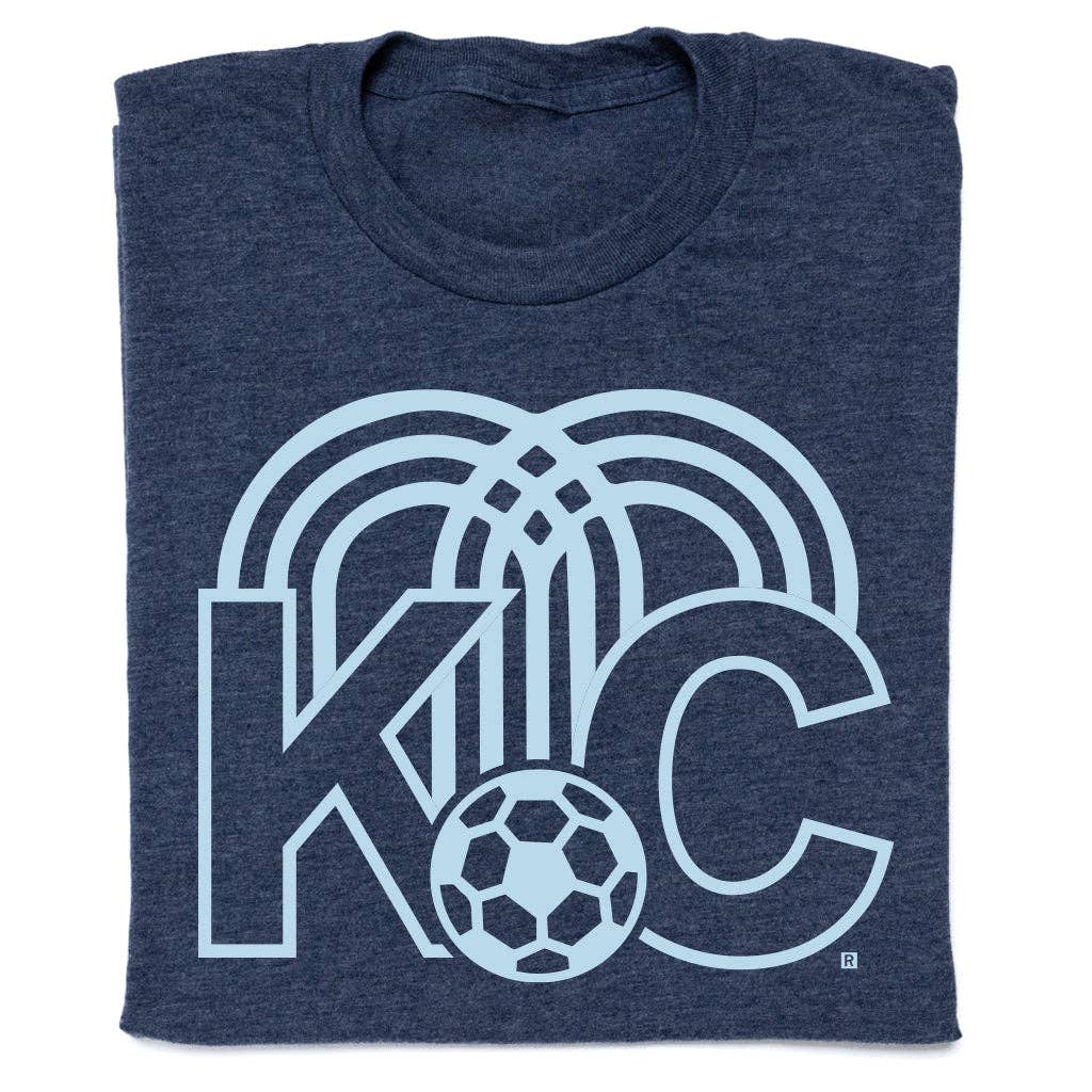 Kc Soccer Fountain Navy - Adult & Kids T-Shirts, Sweatshirts & Hoodies apparel design preview 1