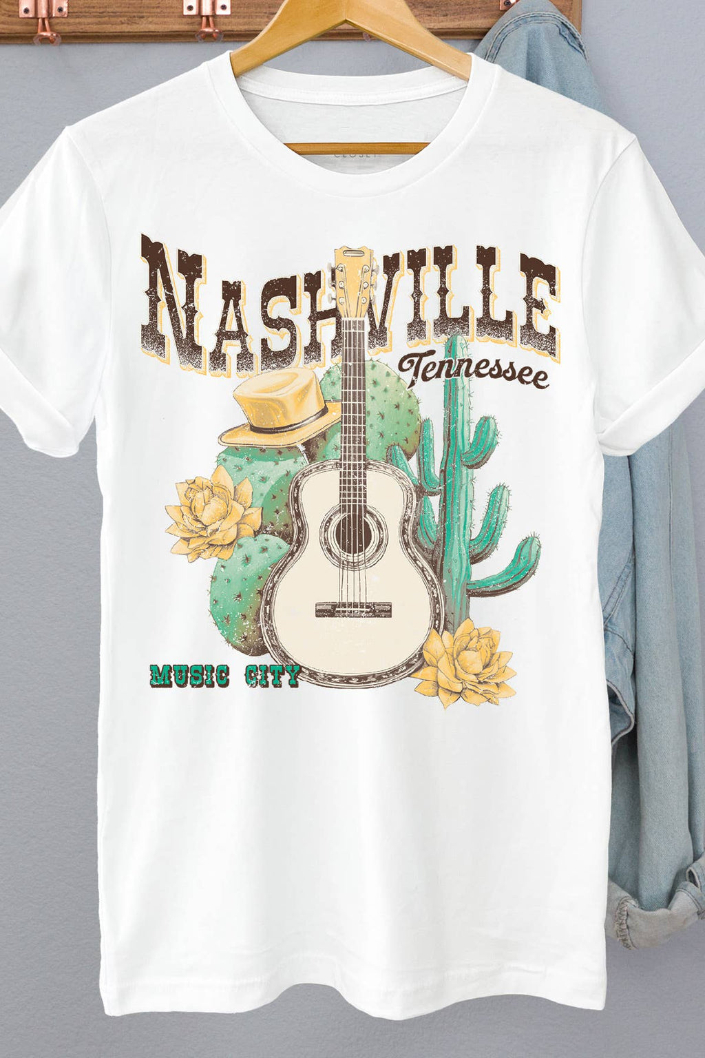 Women Nashville Graphic Print Loose Fitting Top - Adult & Kids T-Shirts, Sweatshirts & Hoodies apparel design preview 1