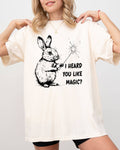 I Heard You Like Magic, Rabbit, Wand, Music, Vulgar - Adult & Kids T-Shirts, Sweatshirts & Hoodies apparel design preview 1