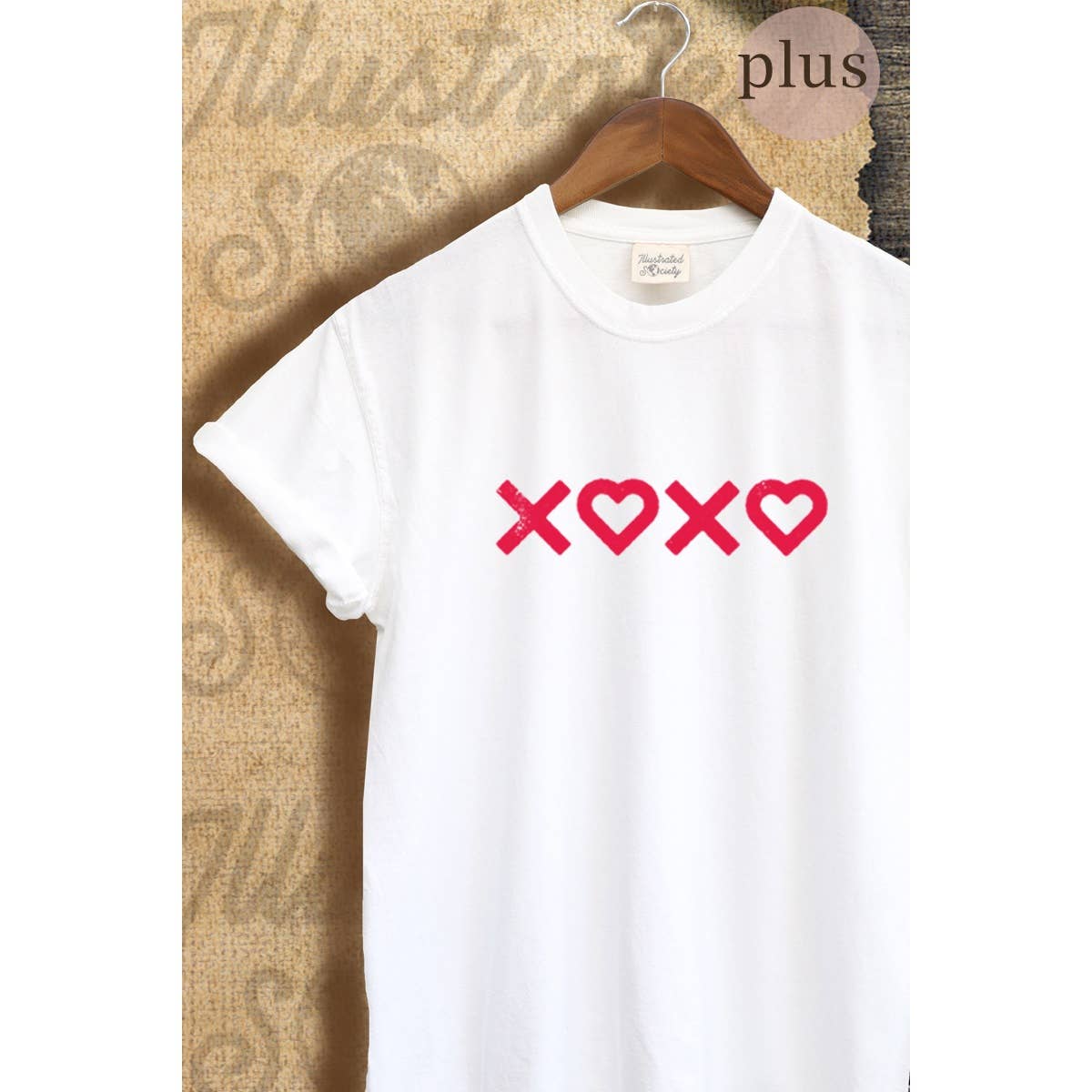 Xoxo Valentine Vintage Graphic Plus - Adult & Kids T-Shirts, Sweatshirts & Hoodies apparel design preview 1