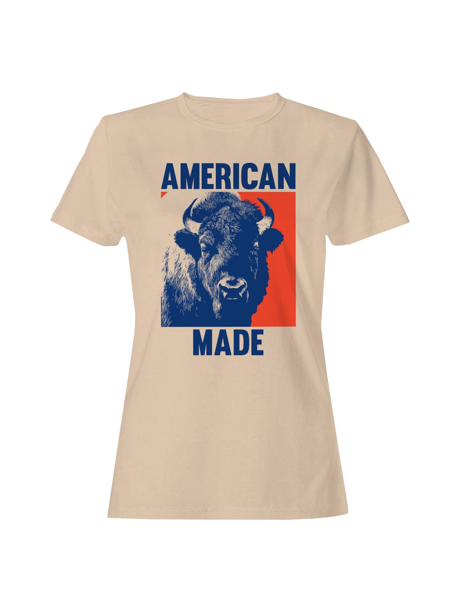 American Made Buffalo Design Women's - Adult & Kids T-Shirts, Sweatshirts & Hoodies apparel design preview 1
