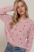 .0812 All Over Embroidery Sweater SI-28588 - Adult & Kids T-Shirts, Sweatshirts & Hoodies apparel design preview 1