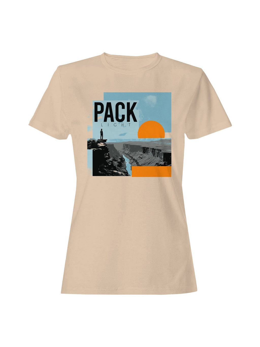 Adventure Awaits: Pack Light Women's - Adult & Kids T-Shirts, Sweatshirts & Hoodies apparel design preview 1