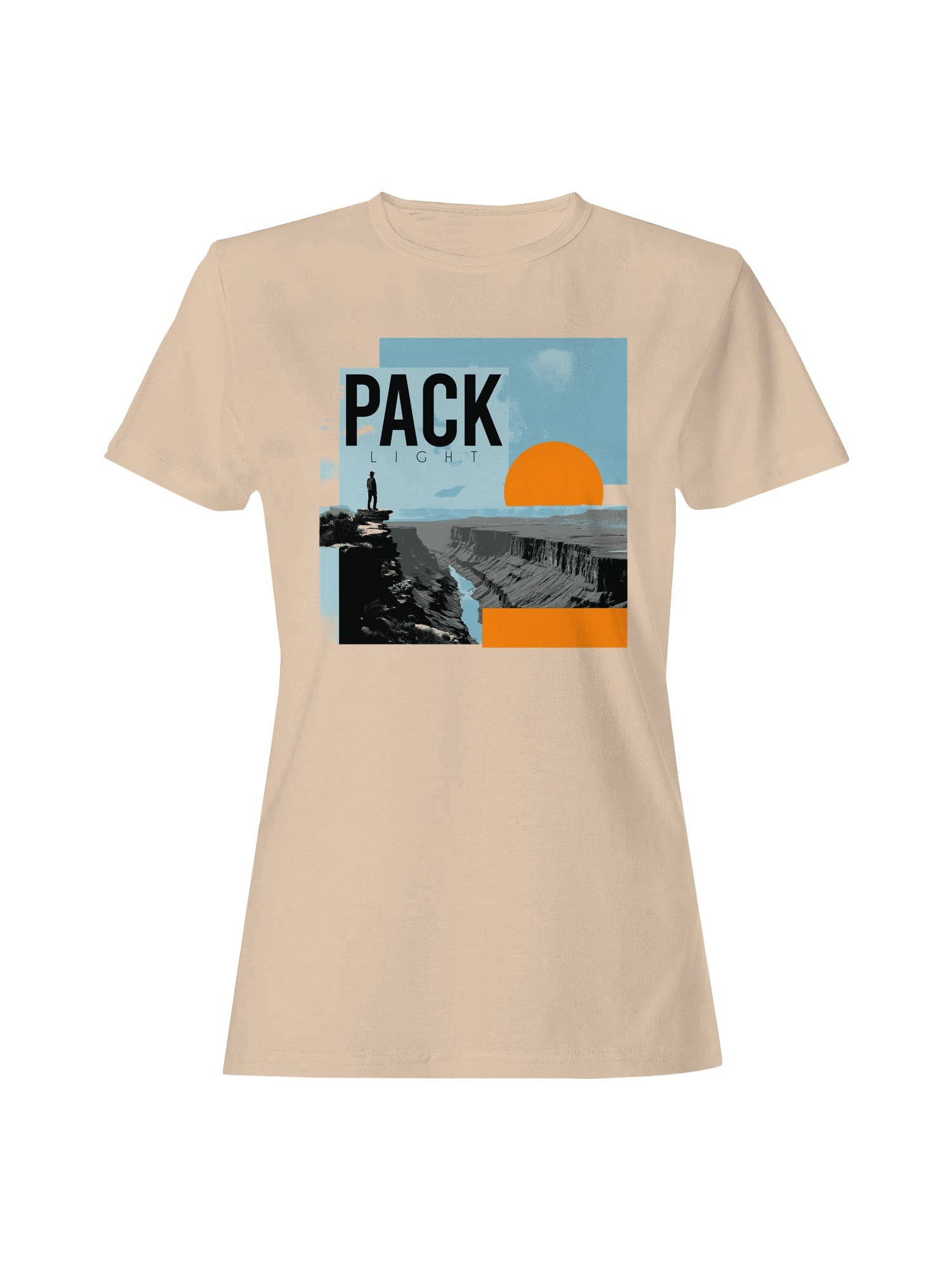 Adventure Awaits: Pack Light Women's - Adult & Kids T-Shirts, Sweatshirts & Hoodies apparel design preview 1