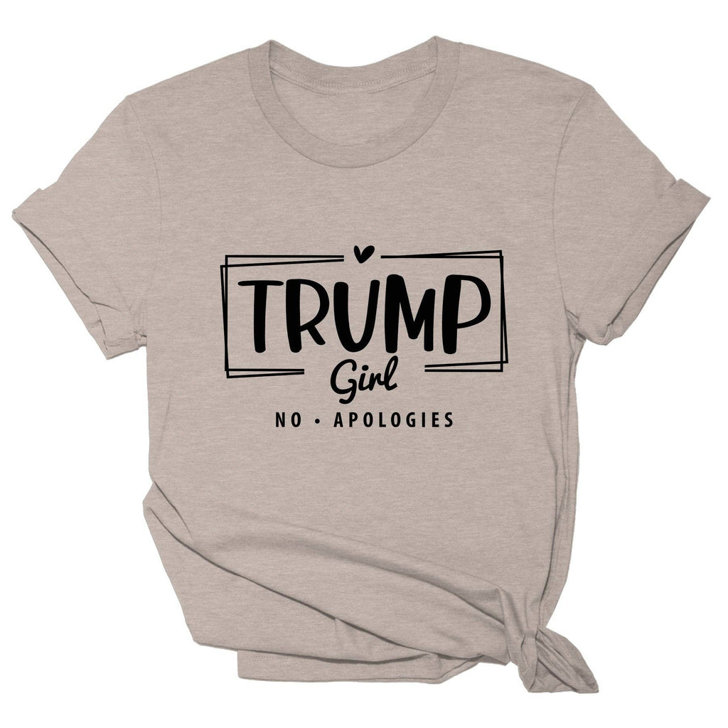 Trump Girl No Apologies 2096 - Adult & Kids T-Shirts, Sweatshirts & Hoodies apparel design preview 1
