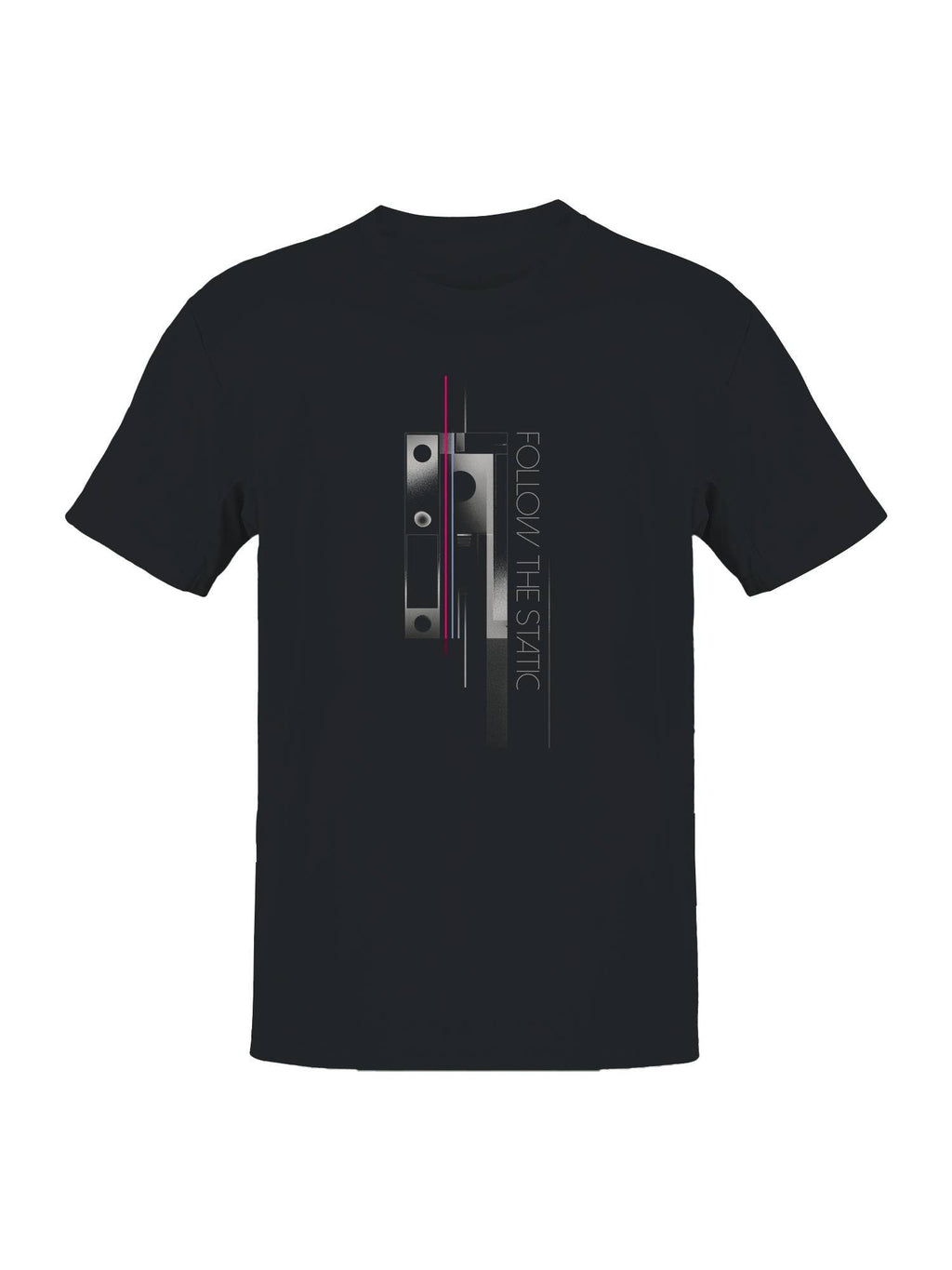 Follow the Static Abstract Design Men's - Adult & Kids T-Shirts, Sweatshirts & Hoodies apparel design preview 1