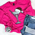 Martini Santa Sequin - Adult & Kids T-Shirts, Sweatshirts & Hoodies apparel design preview 1