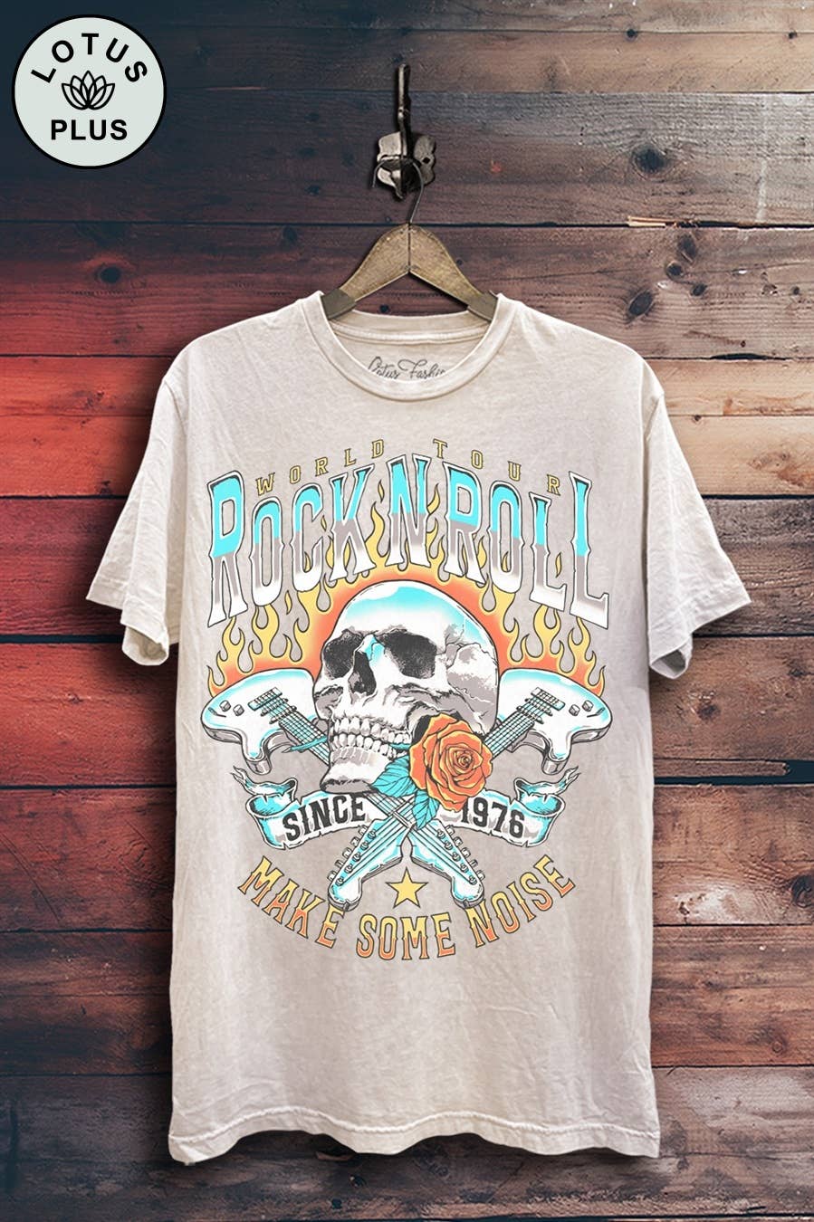 Rock and Roll Make Some Noise Graphic Top - Adult & Kids T-Shirts, Sweatshirts & Hoodies apparel design preview 1