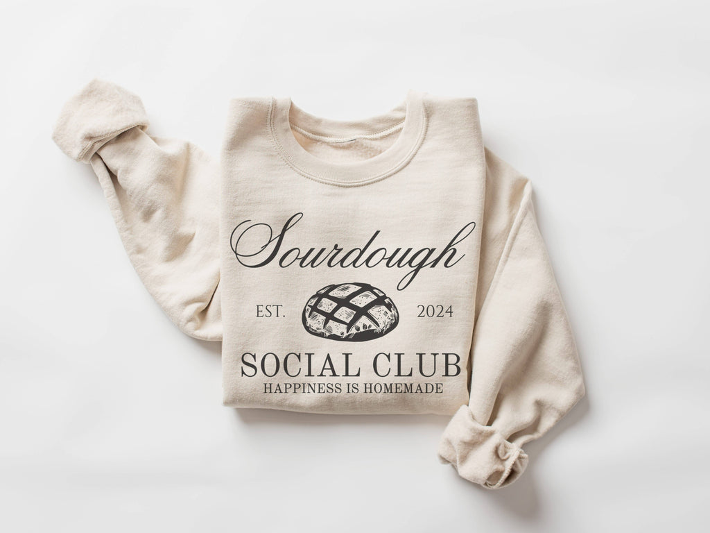 Sourdough Social Club Crew Neck - Adult & Kids T-Shirts, Sweatshirts & Hoodies apparel design preview 1