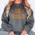 Go Vols Tennessee, Heather Gray Crew Fleece - Adult & Kids T-Shirts, Sweatshirts & Hoodies apparel design preview 1