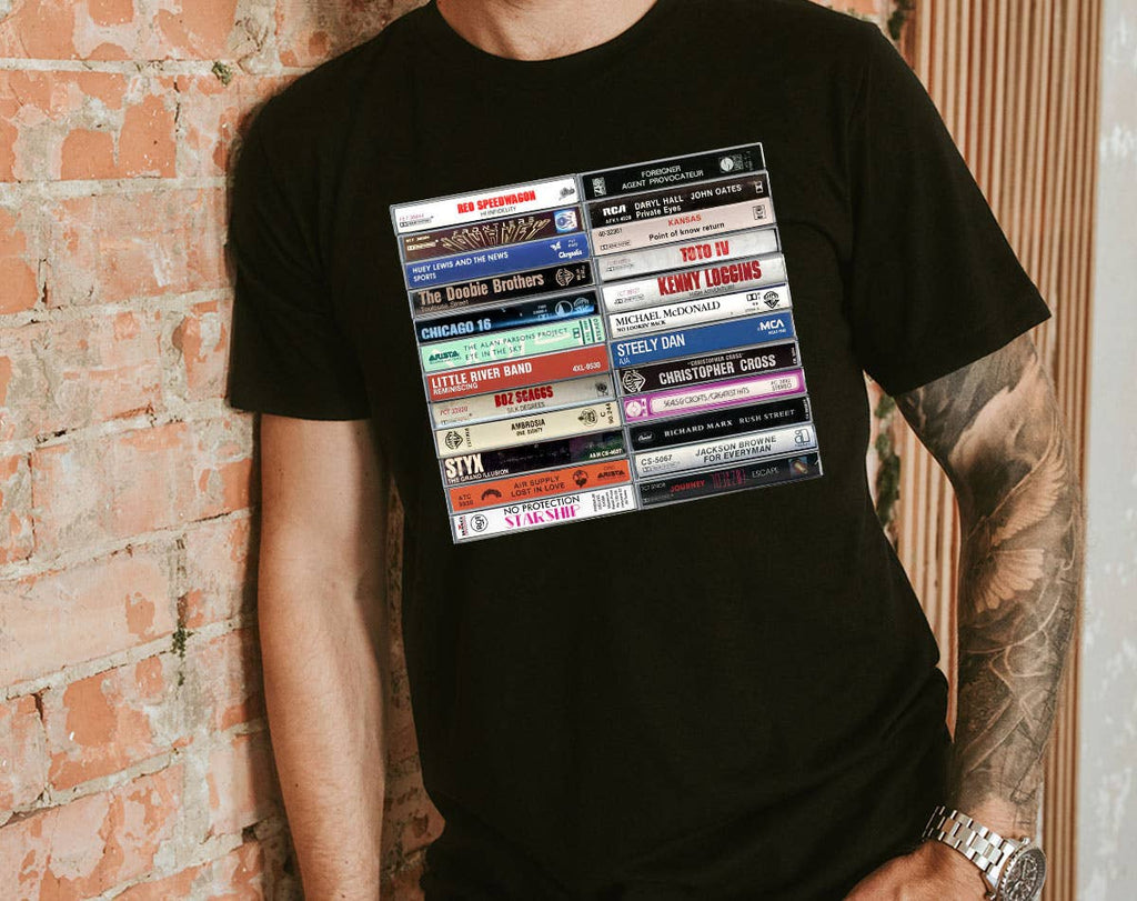Yacht Rock Cassette Tape - Adult & Kids T-Shirts, Sweatshirts & Hoodies apparel design preview 1