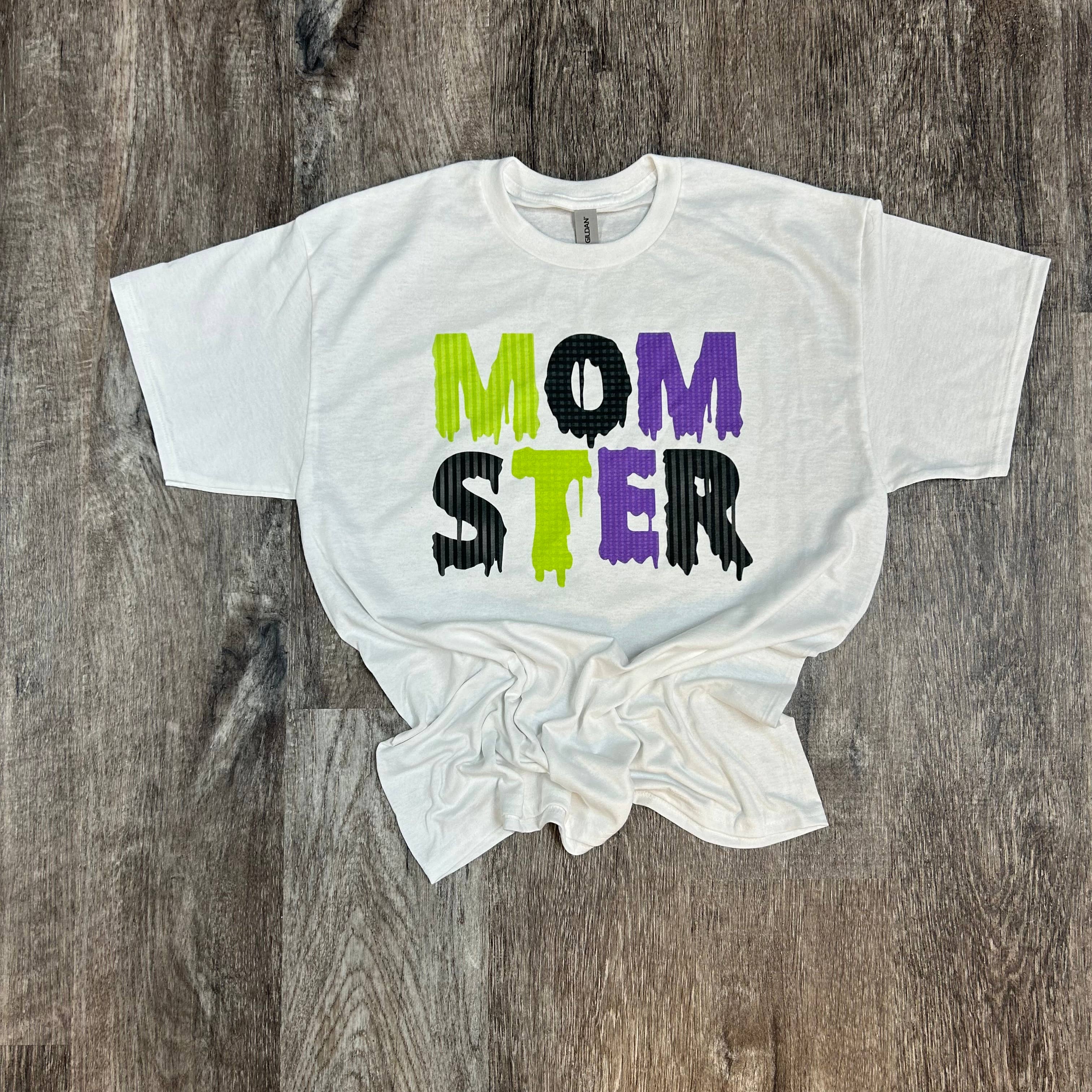 Momster On White - Adult & Kids T-Shirts, Sweatshirts & Hoodies apparel design preview 1