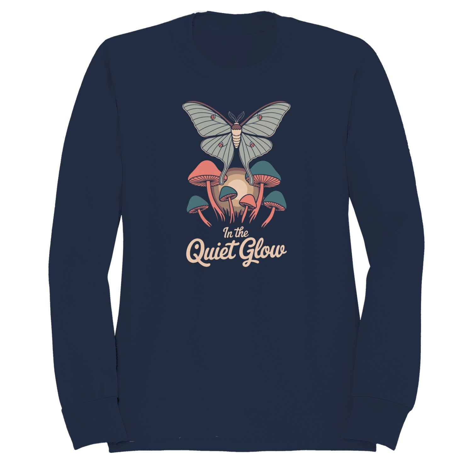 Moth and Mushrooms Women's - Adult & Kids T-Shirts, Sweatshirts & Hoodies apparel design preview 1