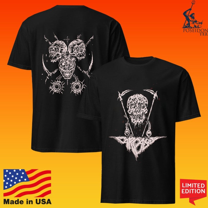 Carcass Monster Skull Red - Adult & Kids T-Shirts, Sweatshirts & Hoodies apparel design preview 1