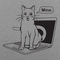 Cat Conquers Laptop - Adult & Kids T-Shirts, Sweatshirts & Hoodies apparel design preview 1