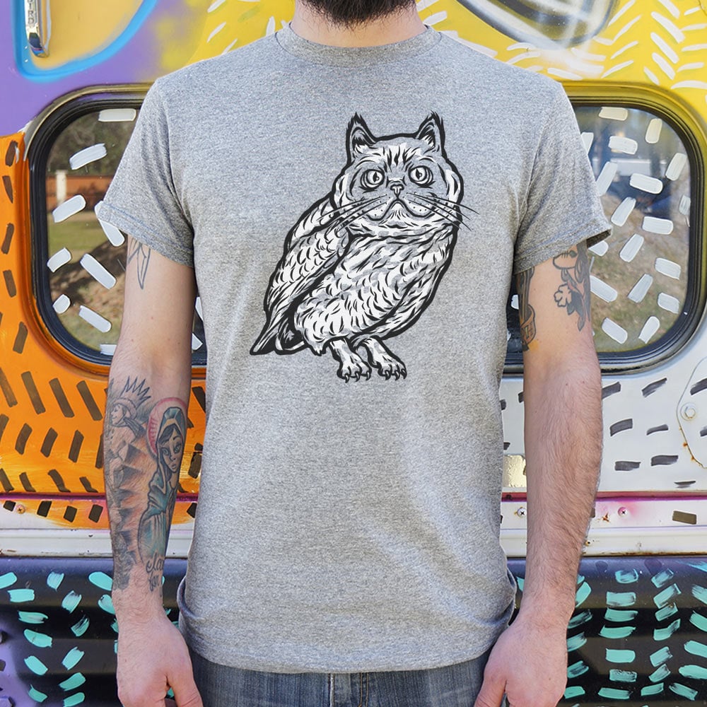 Cat Owl - Adult & Kids T-Shirts, Sweatshirts & Hoodies apparel design preview 1