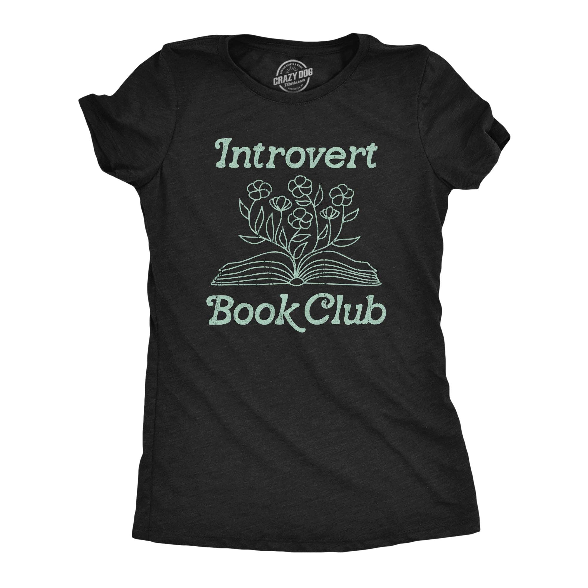 Introvert Book Club Women's - Adult & Kids T-Shirts, Sweatshirts & Hoodies apparel design preview 1