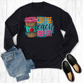 Funny Coffee Teach Repeat - Adult & Kids T-Shirts, Sweatshirts & Hoodies apparel design preview 1