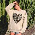 Leopard Print Heart, Valentine's Day - Adult & Kids T-Shirts, Sweatshirts & Hoodies apparel design preview 1